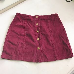 adorable button up skirt!